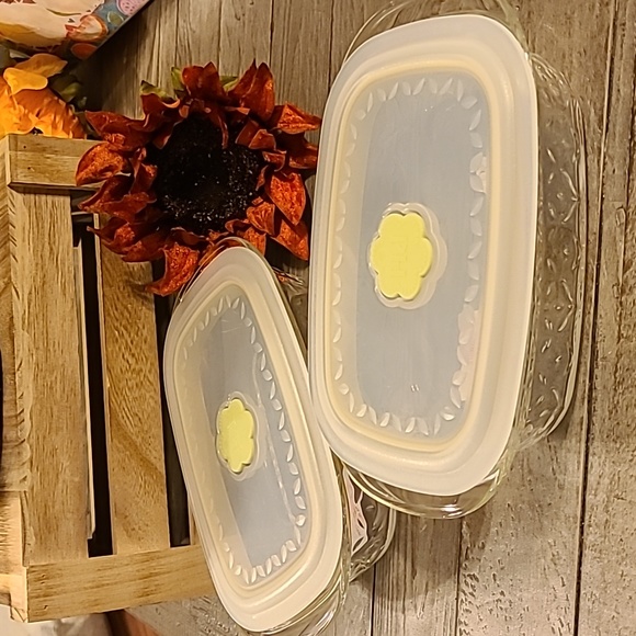 Princess House Kitchen Princess House 2 Cup Storage Containers Set